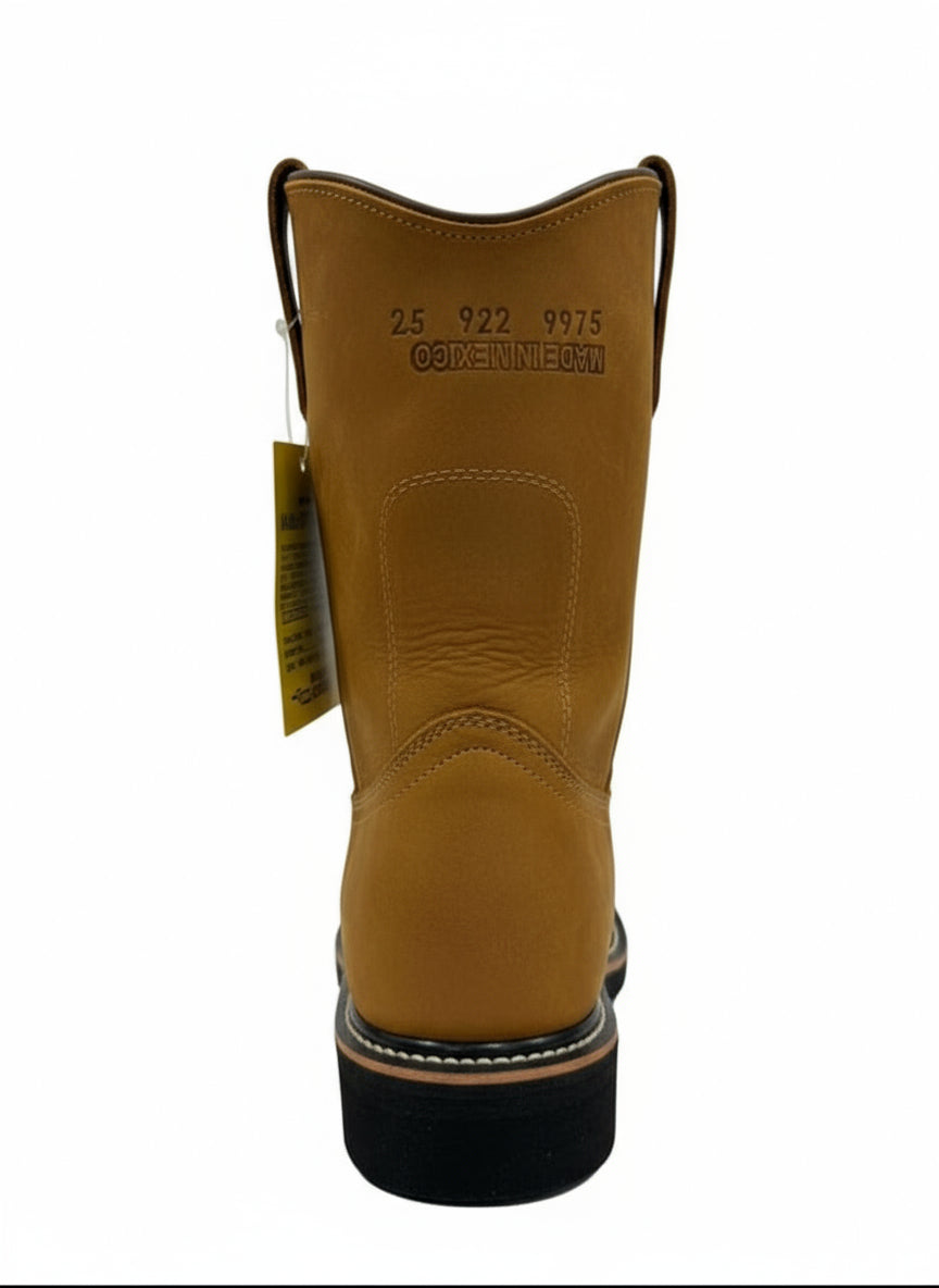 Men's Work Boots E-922 Square Toe Crazy Leather Mango