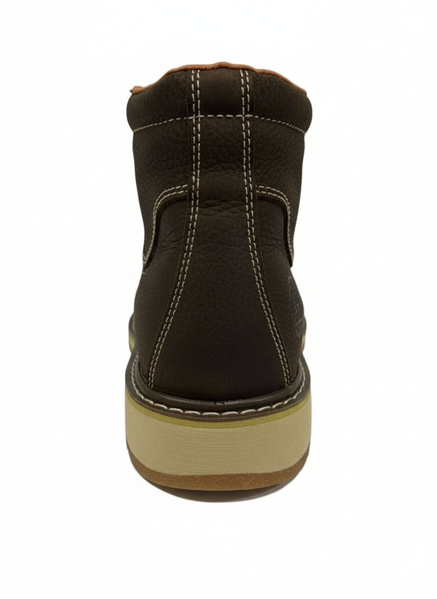 Men's Work Boots Caribu E-371E Floter Brown Roundo Toe