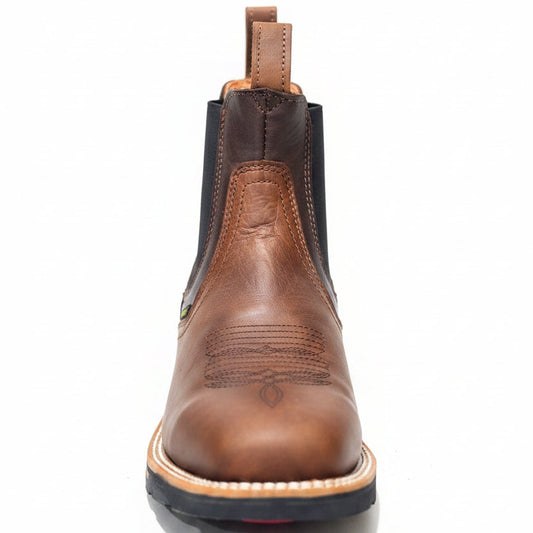 Men's Work Boots E-6855 CZY-CZY Tang Square Stell Bullying Toe Oklahoma