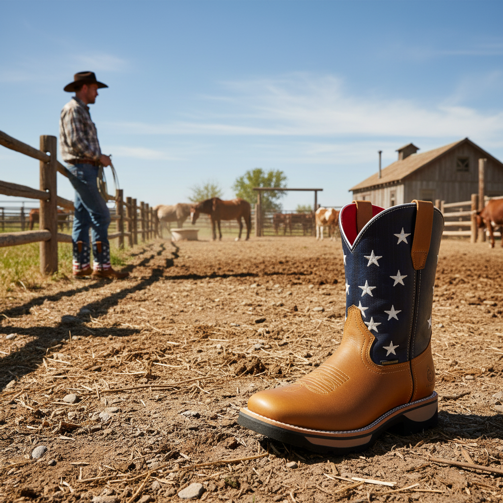 Men's Work Boots 6466- Crazy Honey Bullying