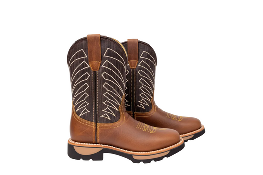 Men's Work Boots 6456- KA-Honey Bullying