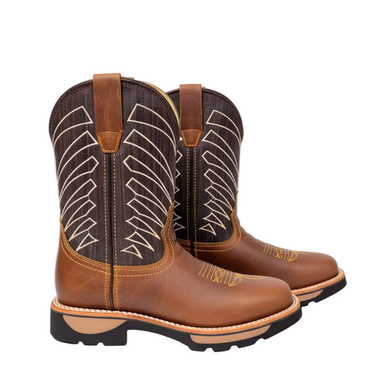 Men's Work Boots 6456- KA-Honey Bullying
