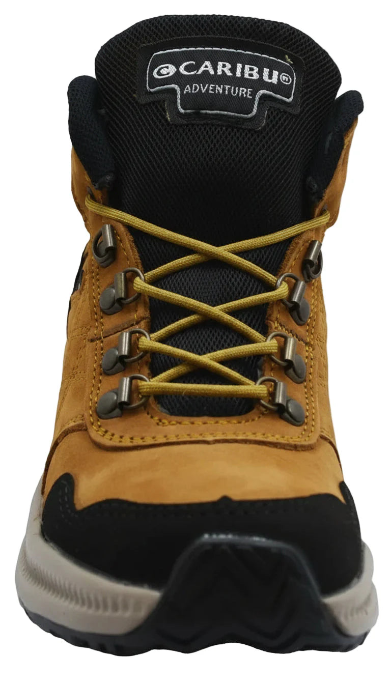 Men's Work Boots Caribu E-502 Nobuck Cajeta