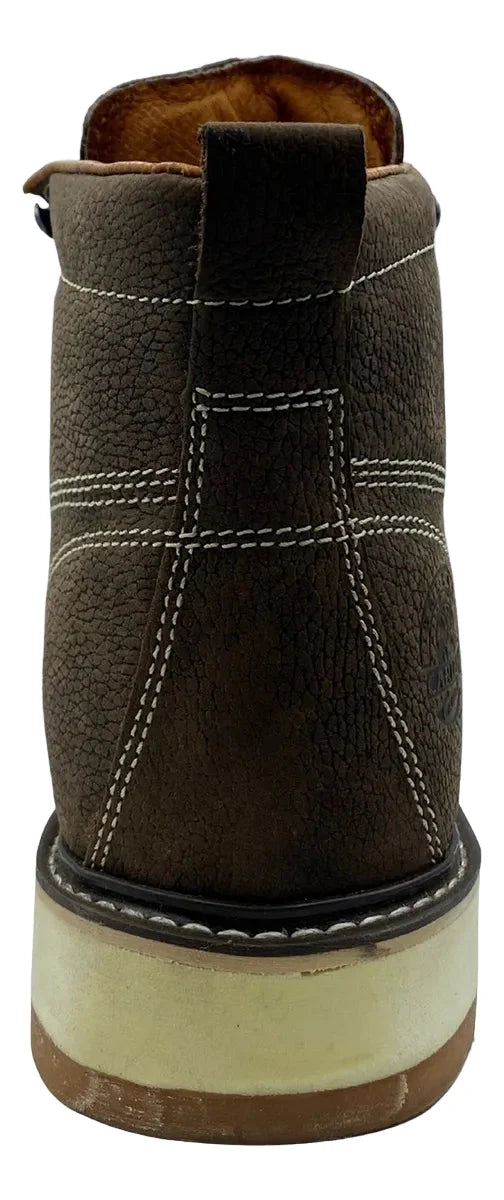 Men's Work Boots Caribu E-363 Floter Café Round Toe