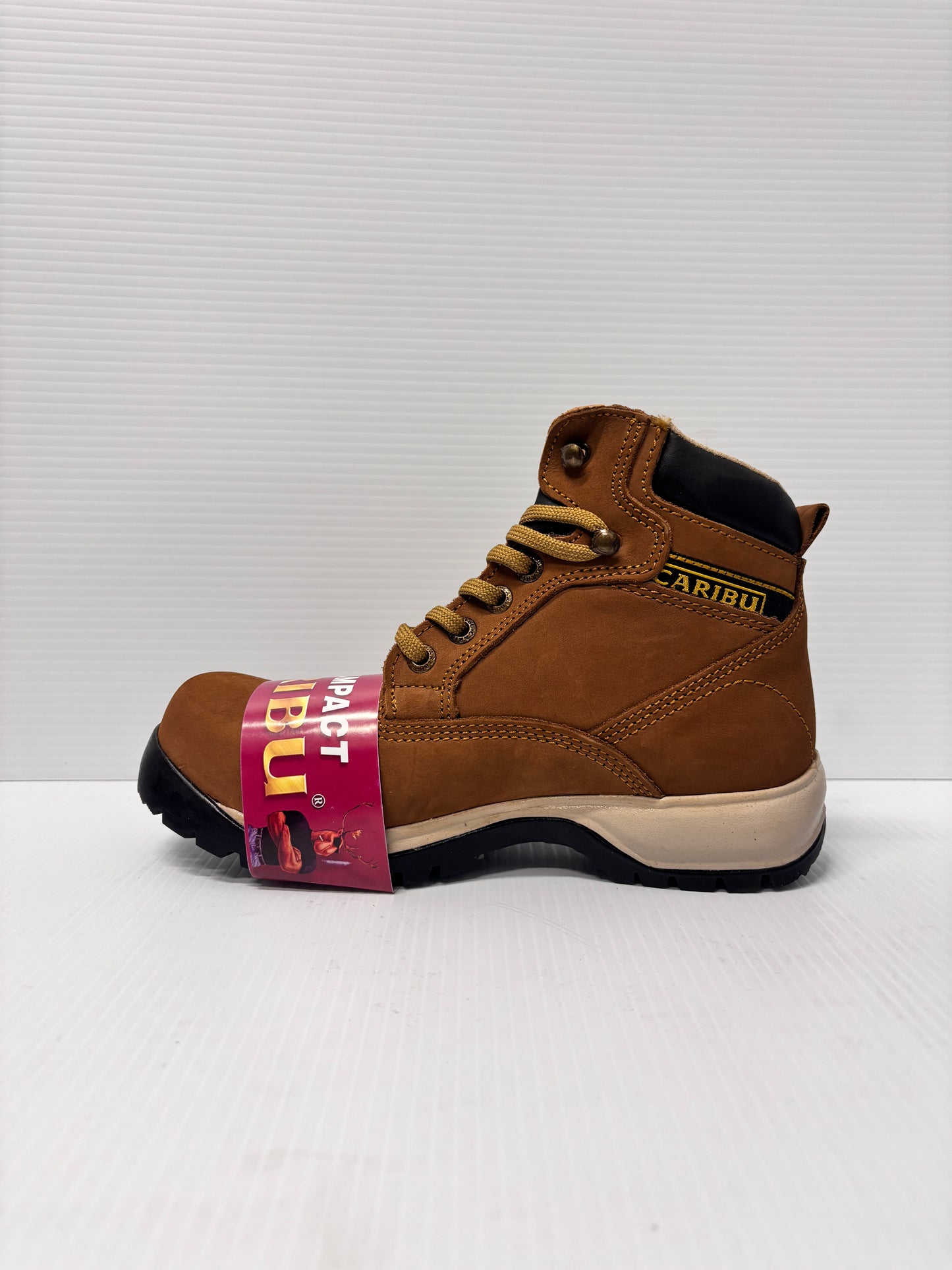 Women Work Boots Caribu 798- Nobuck Cajeta Steel Toe