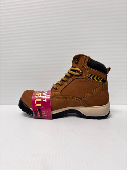 Women Work Boots Caribu 798- Nobuck Cajeta Steel Toe