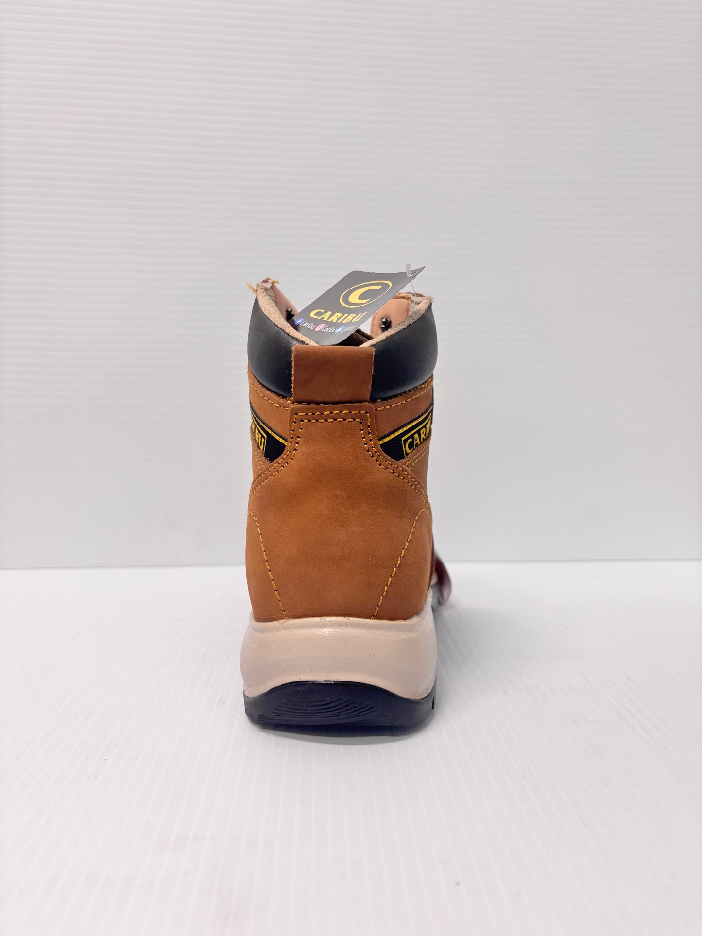 Women Work Boots Caribu 798- Nobuck Cajeta Steel Toe