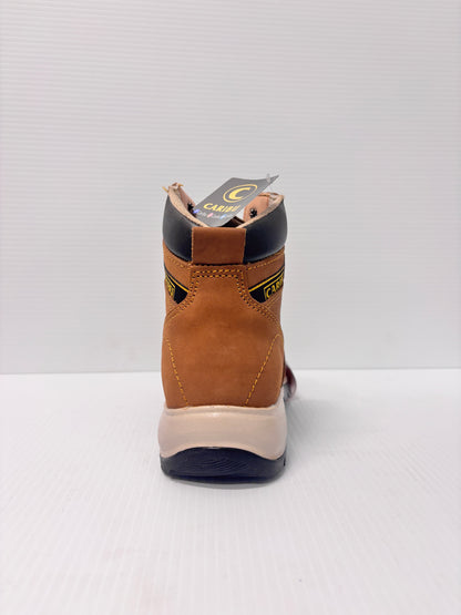 Women Work Boots Caribu 798- Nobuck Cajeta Steel Toe