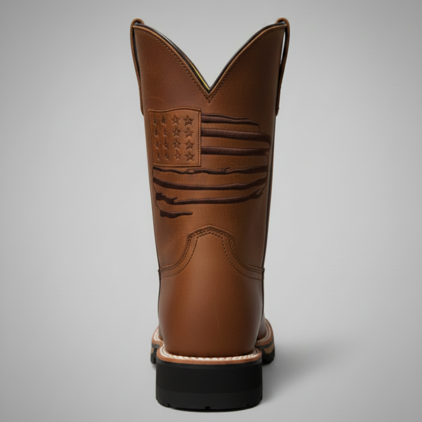 Men's Work Boots 6480-Crazy Tang Bullying