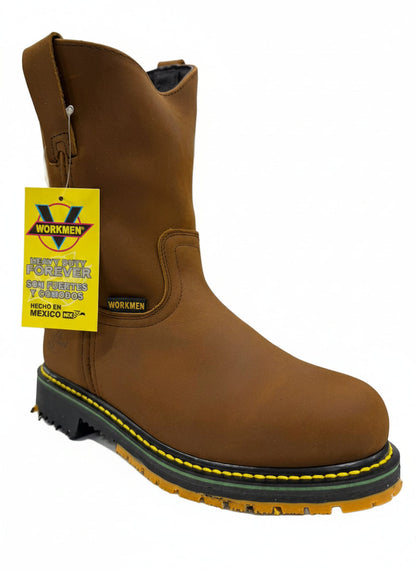 Men's Work Boots E-920 Roble Crazy Round Toe sole Tractor  Heavy Duty