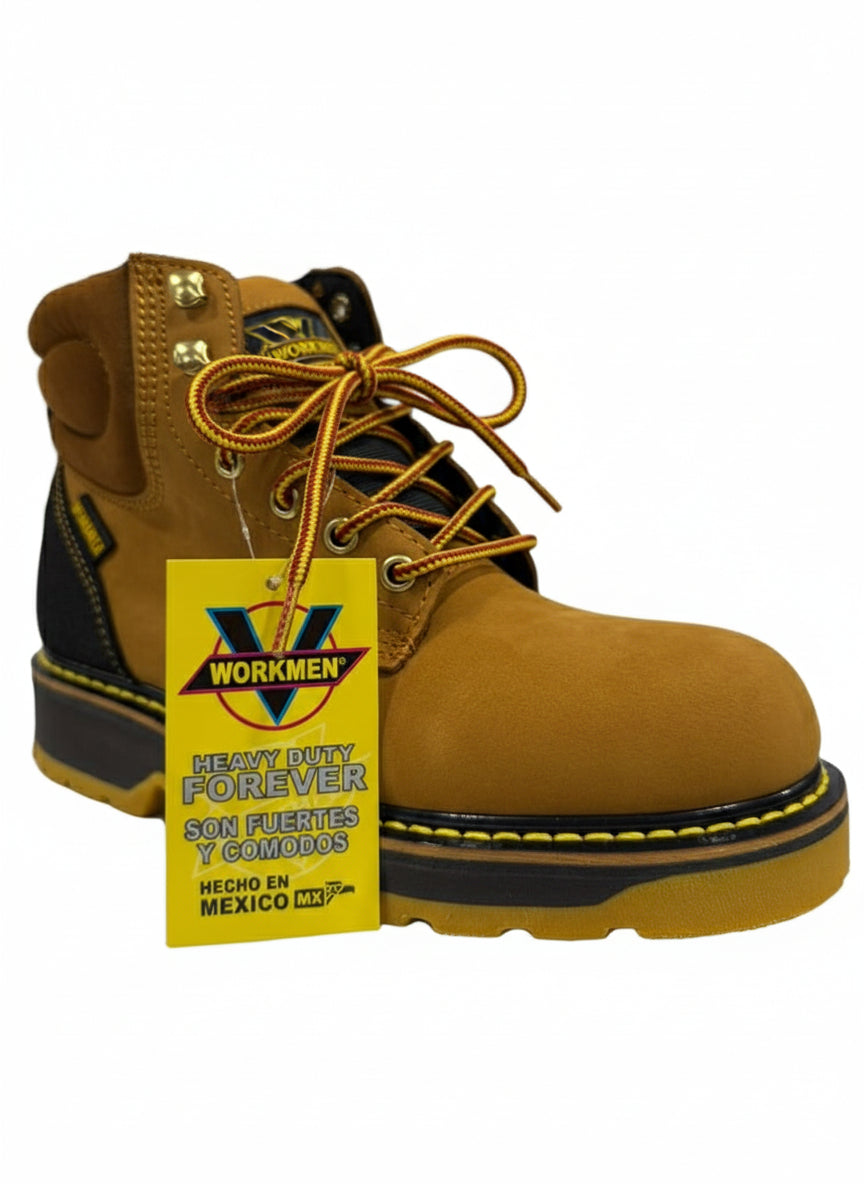 Men's Work Boots E-905 Mango Crazy Round Toe sole Raga Heavy Duty