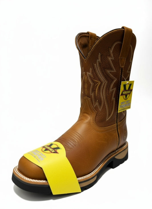 Men's Work Boots E-6480 Crazy Miel  Bullying Steel Toe Kansas (SIN) NGO-OCR