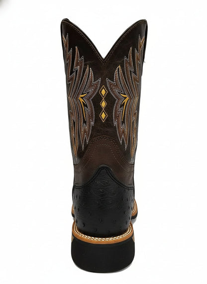 Men's Work Boots E-6486 Crazy Cafe Square Toe kansas (SIN) NGO-OCR