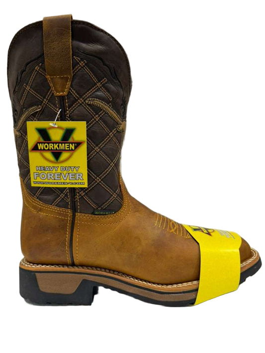 Men's Work Boots E-6215 Alazan Arena Square Steel Bullying Oklahoma