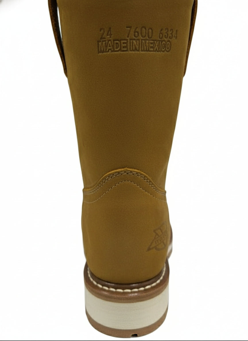 Men's Work Boots E-7600 Crazy Mango with flag Guatemala Square Toe