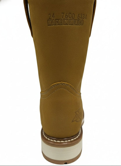 Men's Work Boots E-7600 Crazy Mango with flag Guatemala Square Toe