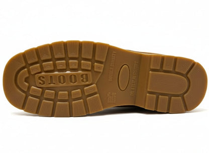 Men's Work Boots E-7600 Crazy Roble Leather Square Toe