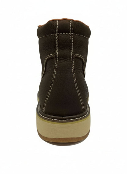 Men's Work Boots Caribu E-371E Floter Brown Roundo Toe