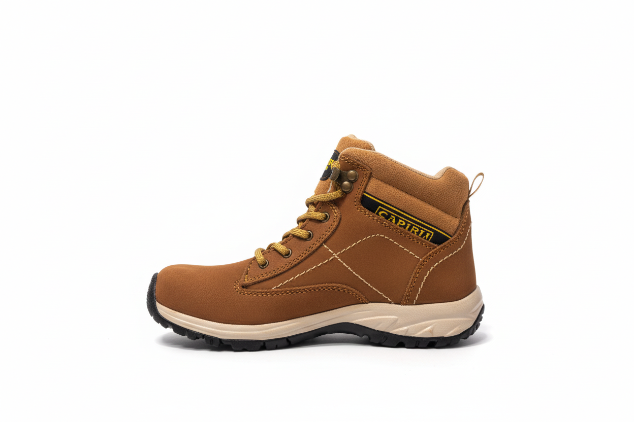 Women Work Boots Caribu:836D-Nbk Cajeta