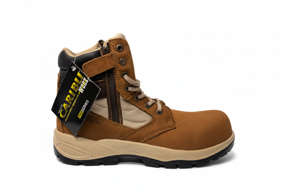 Bota con fondo blanco