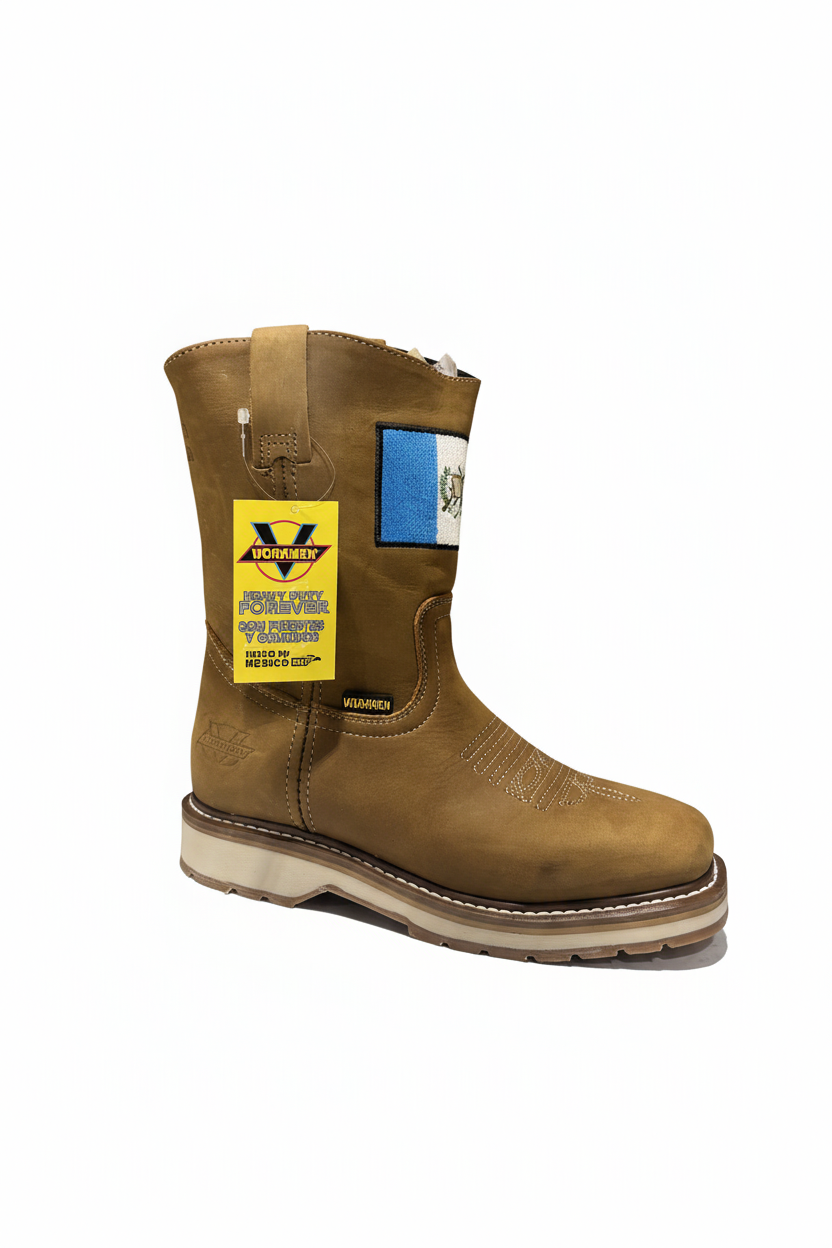Bota Workmen con fondo blanco