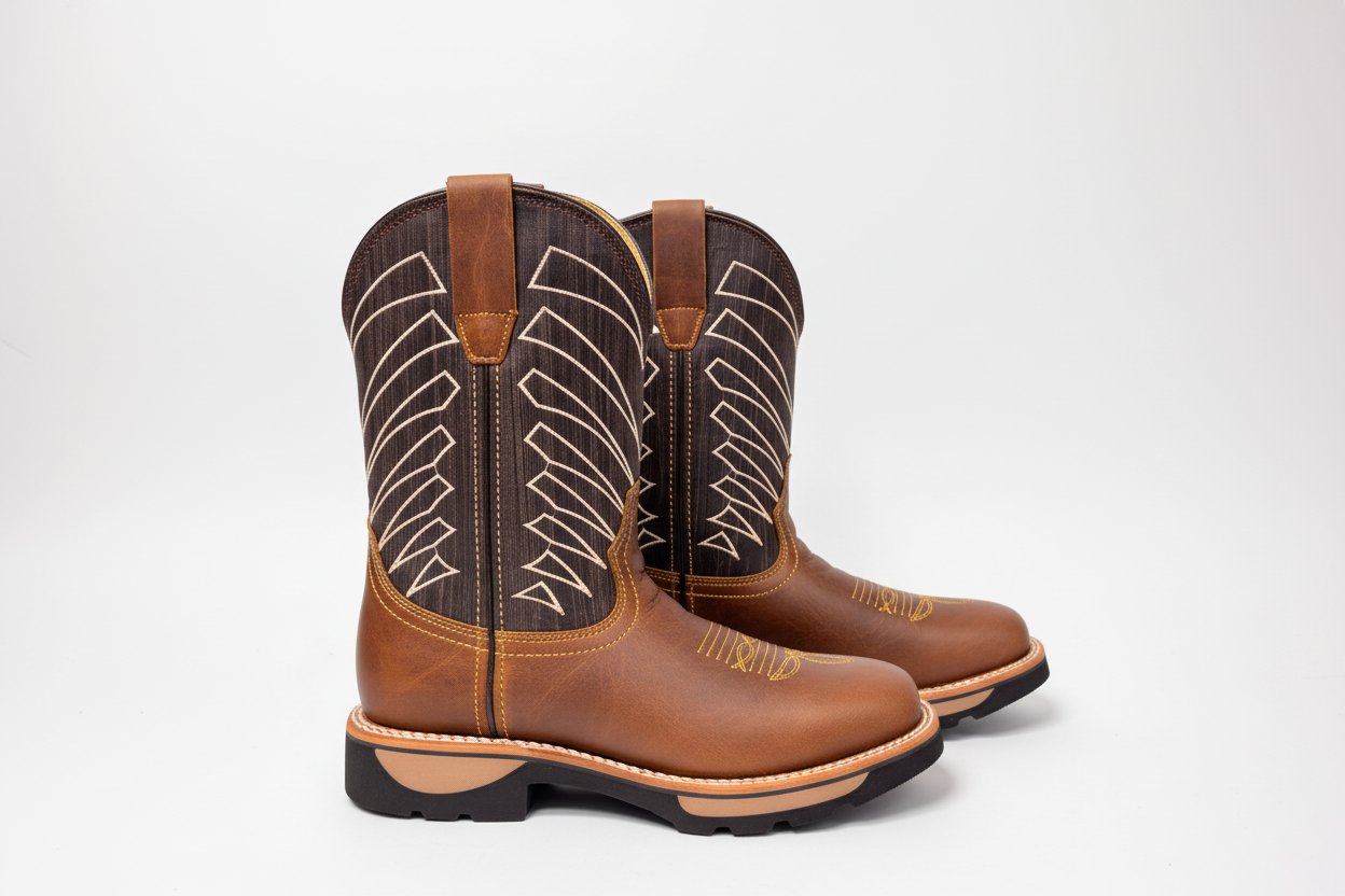 Men's Work Boots 6456- KA-Honey Bullying