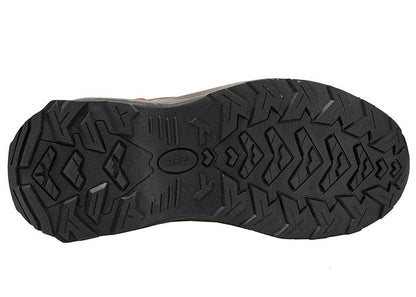 Men's Work Boots Caribu E-349 Brown Yellow Round Stell Toe