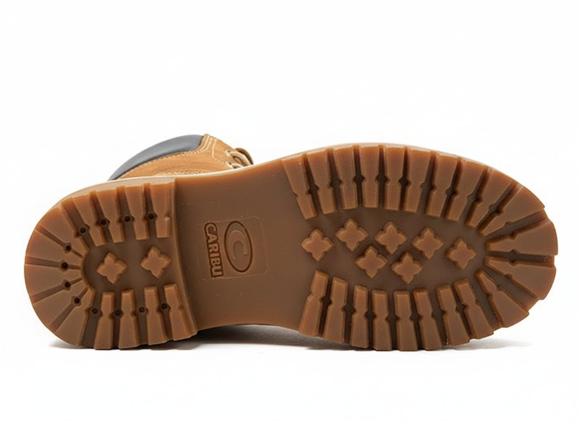 Men's Work Boots Caribu E-784 Nbk Cajeta Round Toe